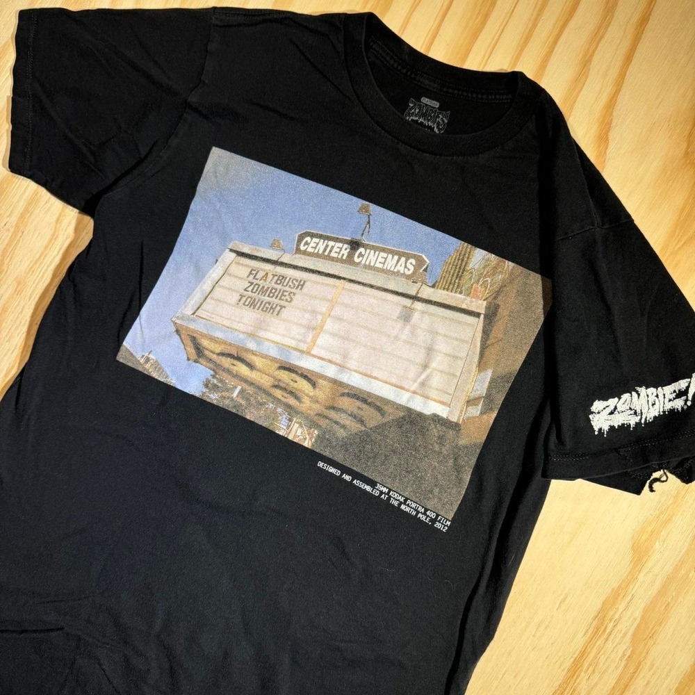 Flatbush Zombies Center Cinemas Graphic T-Shirt Black Small The Glorious Dead